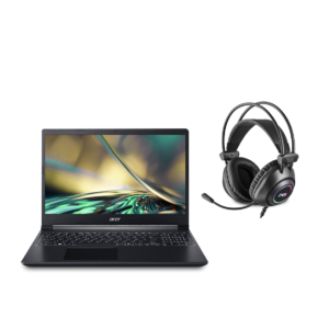 ЛАПТОП ACER EX215-21G-61V0 + СЛУШАЛКИ MS ICARUS C310 GAMING